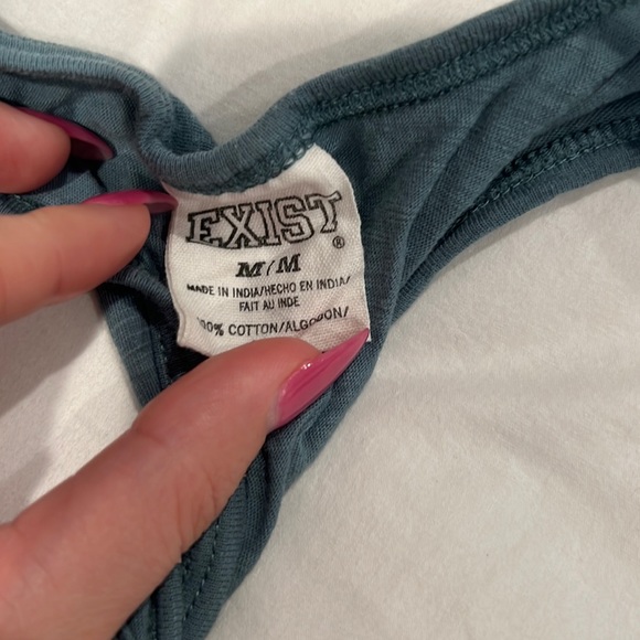 Belize Central America Teal Twisty Tank - Picture 2 of 4